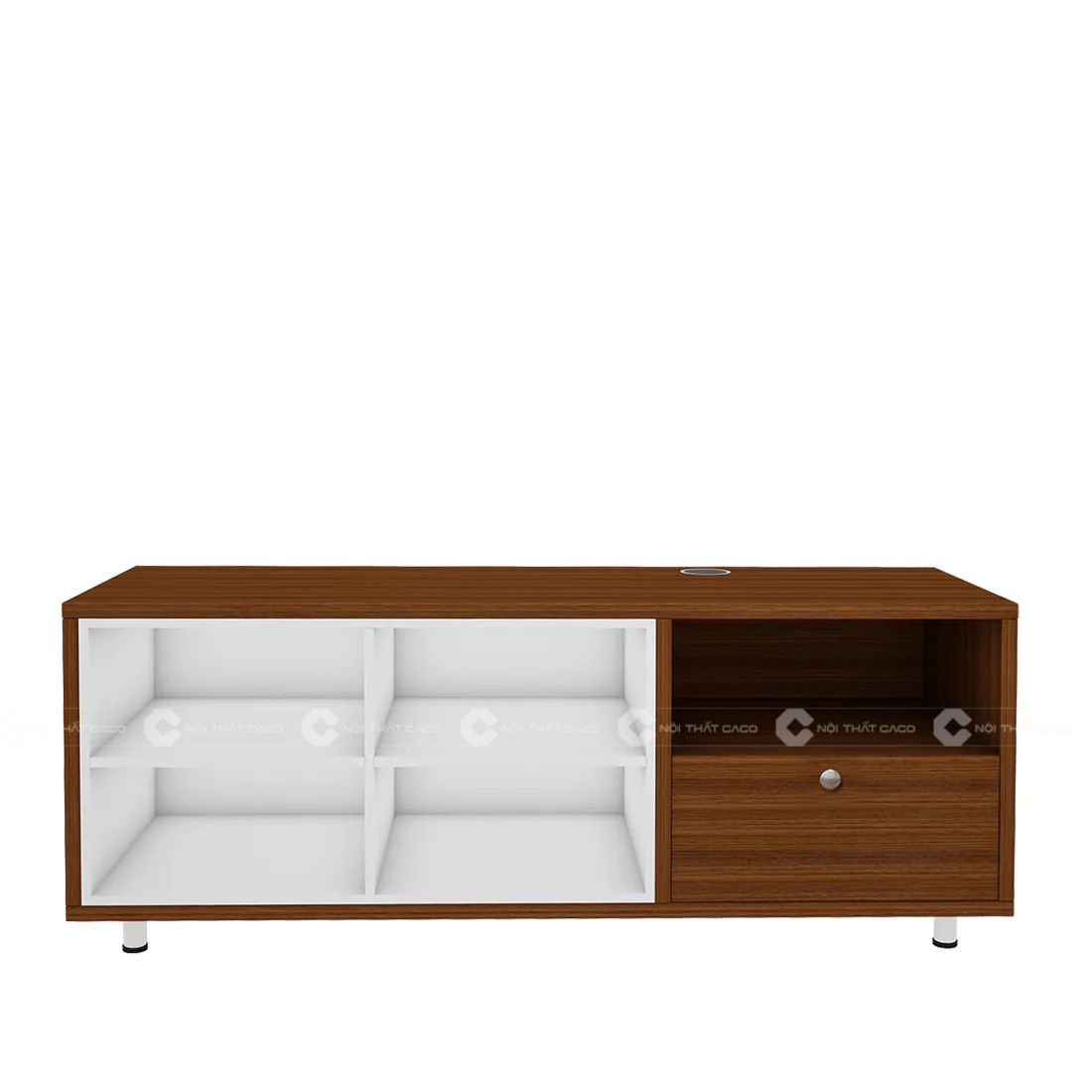 Kệ Tivi Gỗ Công Nghiệp MDF Màu Vân Gỗ Hiện Đại, Thanh Lịch - KTV015 3