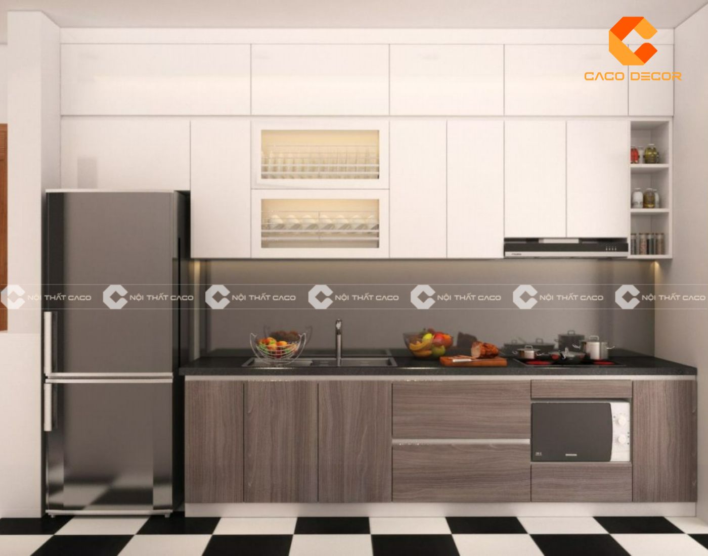 Tủ bếp gỗ - sự lựa chọn hàng đầu cho không gian bếp đẹp 10