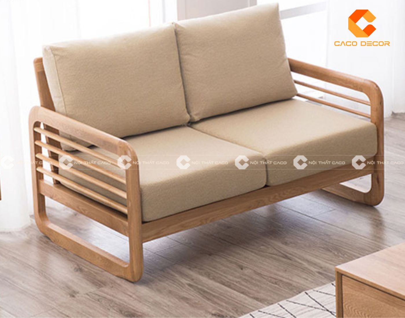 Top mẫu sofa văng gỗ (sofa băng) đẹp, giá tốt được yêu thích nhất 8