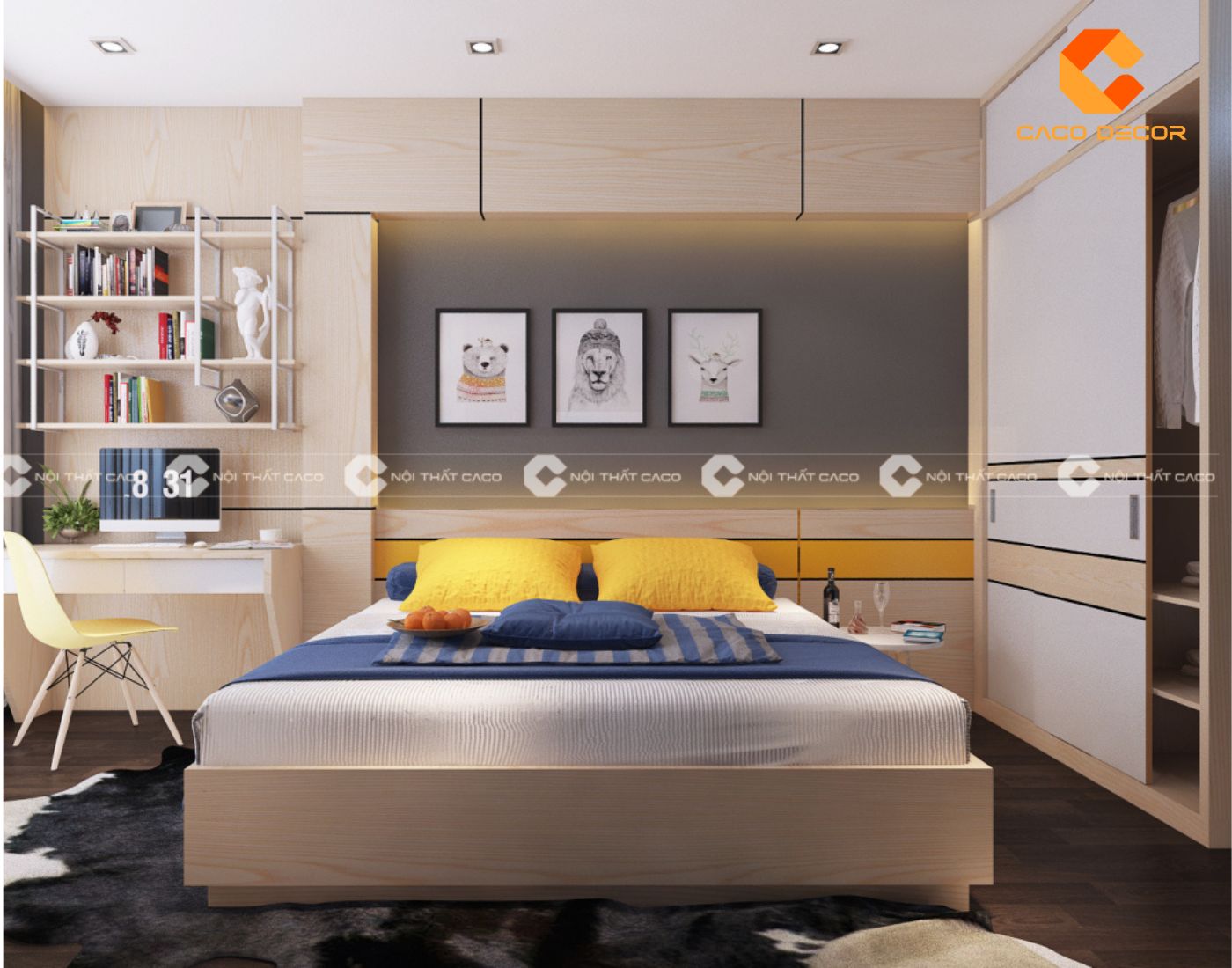 Combo phòng ngủ giá rẻ TPHCM - Miễn phí thiết kế theo yêu cầu 12