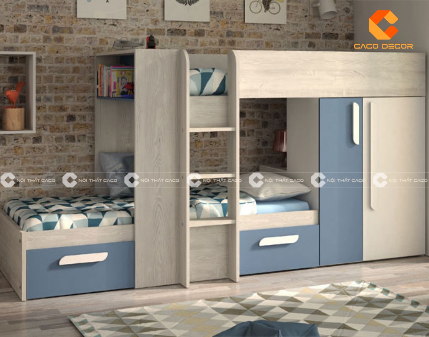 Mẫu 10 trong BST Giường ngủ ngăn kéo thông minh tại Nội Thất CaCo