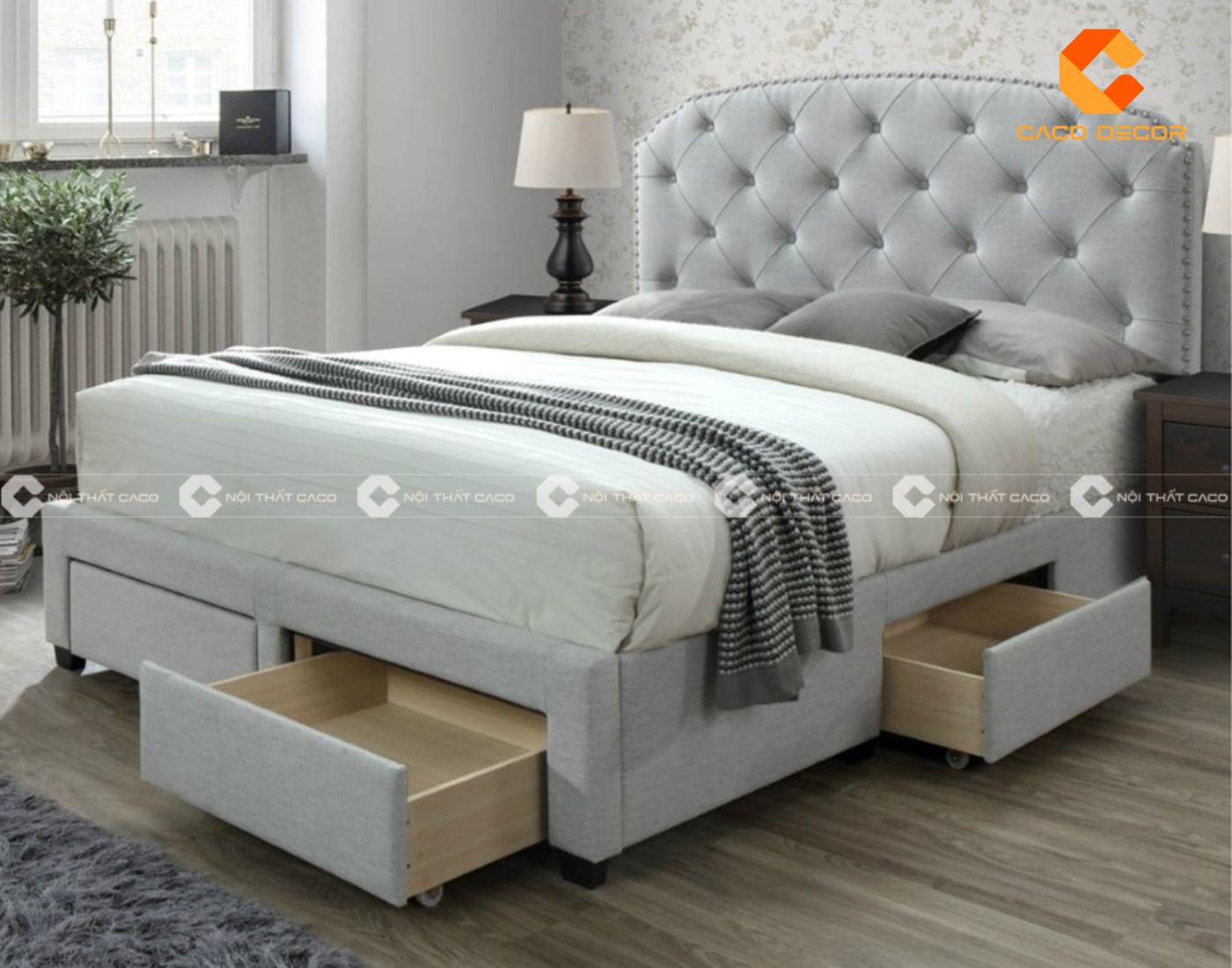 Chọn lọc hơn 99+ mẫu giường ngủ ngăn kéo thông minh đẹp, hiện đại 16