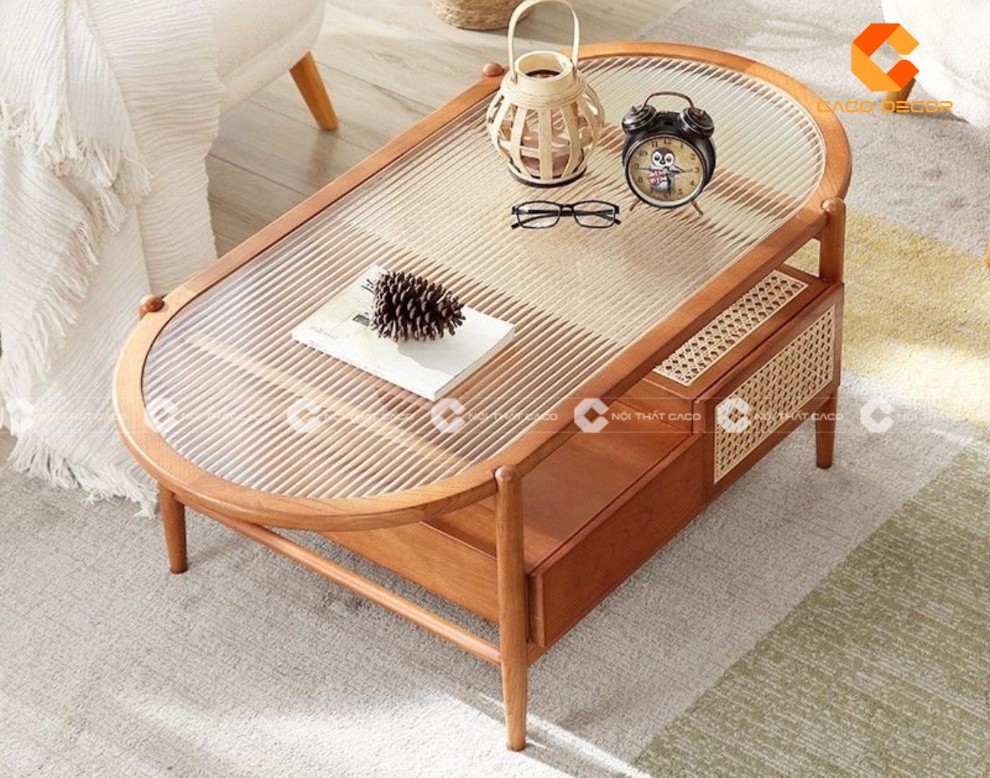 Mẫu bàn trà gỗ đẹp, thiết kế tinh tế làm nổi bật phòng khách 12