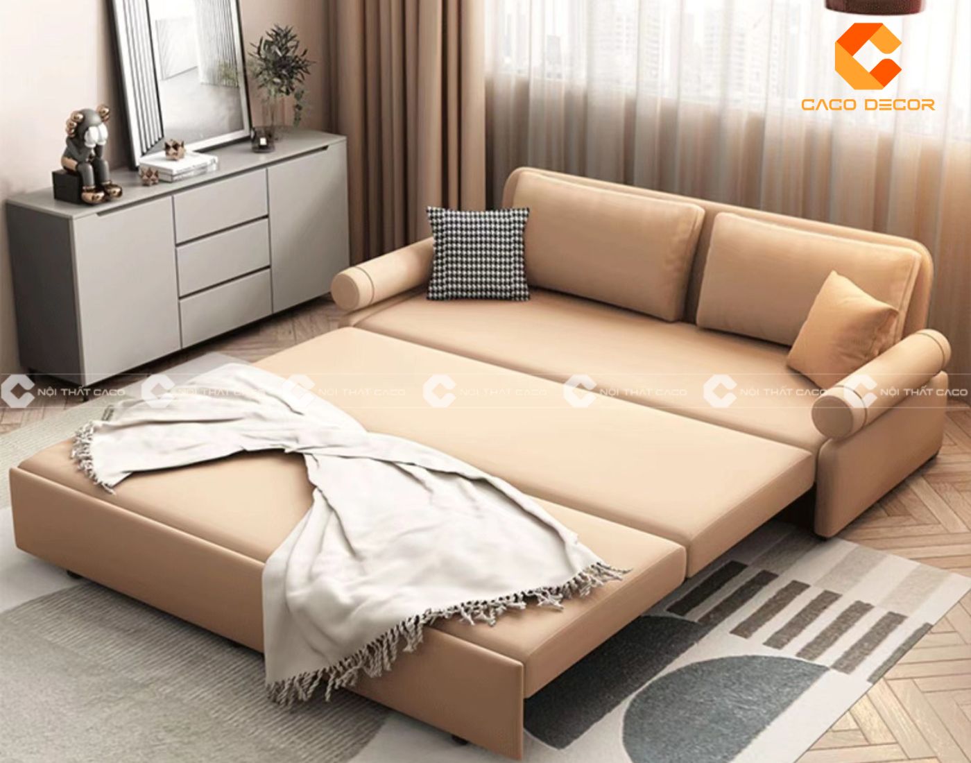 Sofa giường gấp thông minh - món nội thất đa năng, siêu tiện ích 15