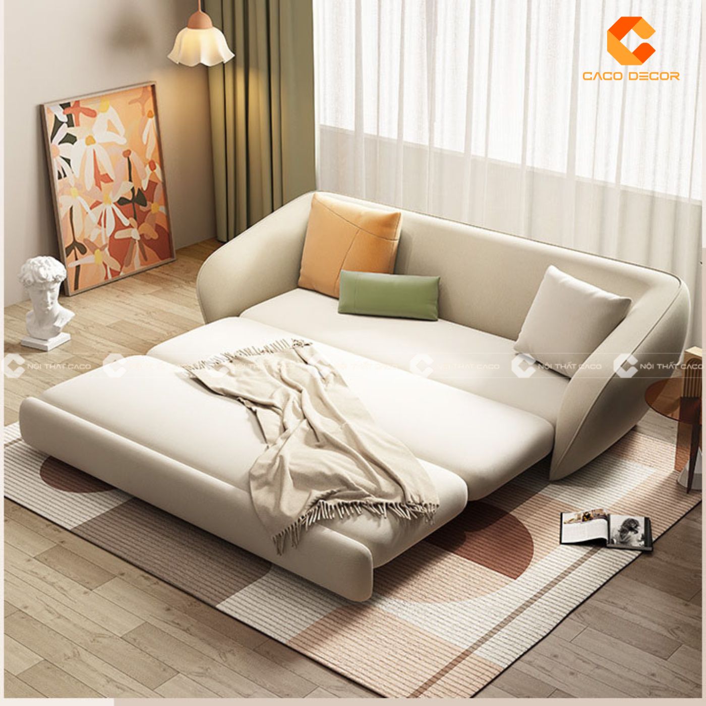Sofa giường gấp thông minh - món nội thất đa năng, siêu tiện ích 6