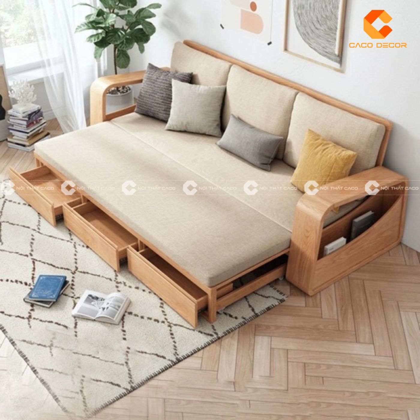 Sofa giường gấp thông minh - món nội thất đa năng, siêu tiện ích 5