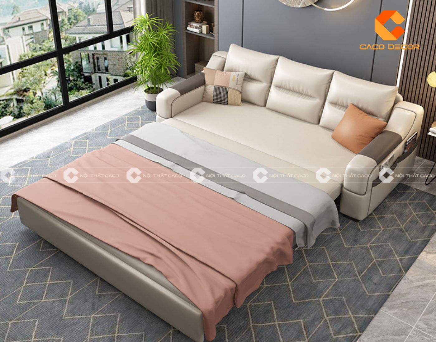 Sofa giường gấp thông minh - món nội thất đa năng, siêu tiện ích 11