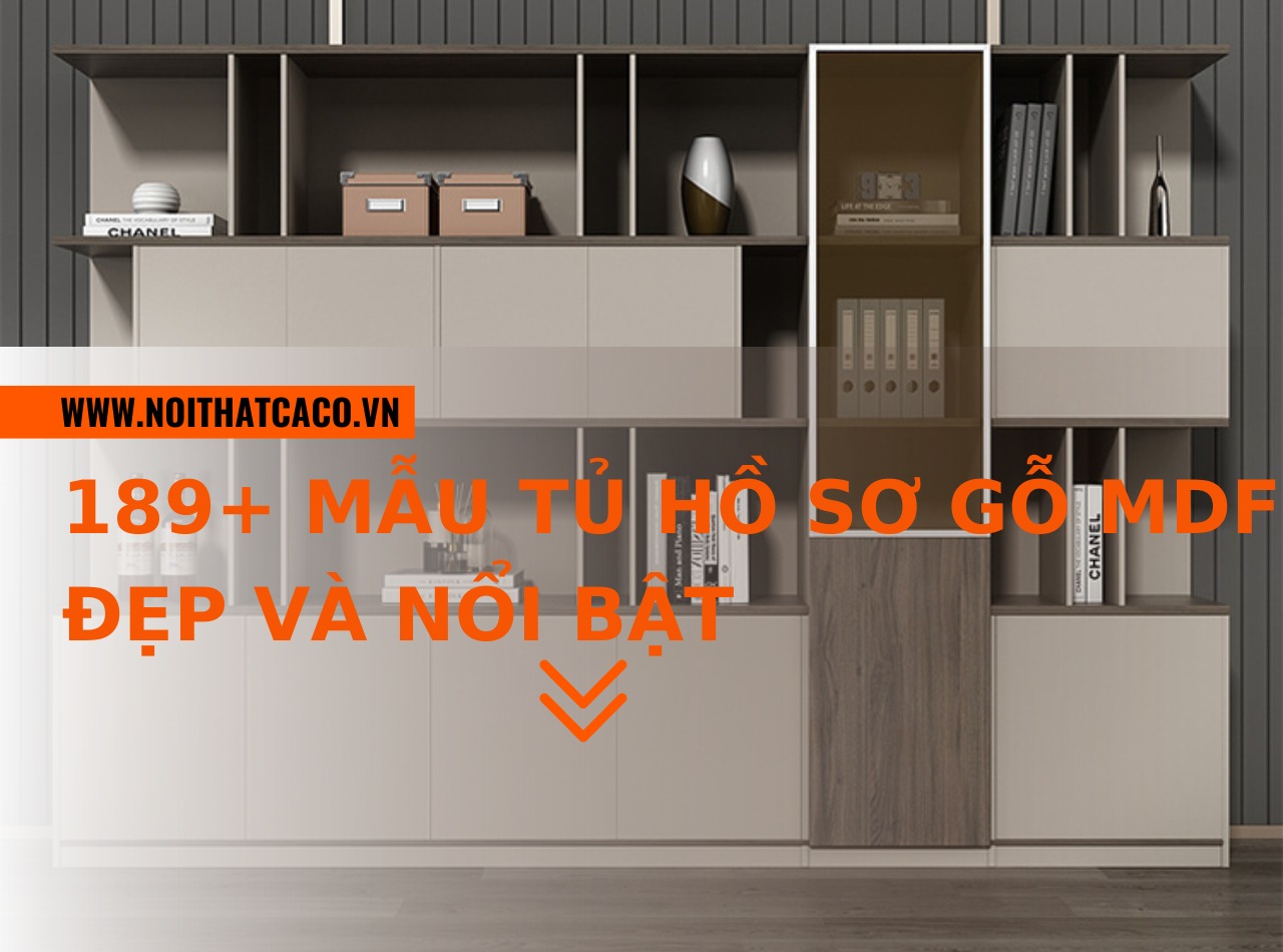 189+ mẫu tủ hồ sơ gỗ MDF đẹp và nổi bật cho văn phòng