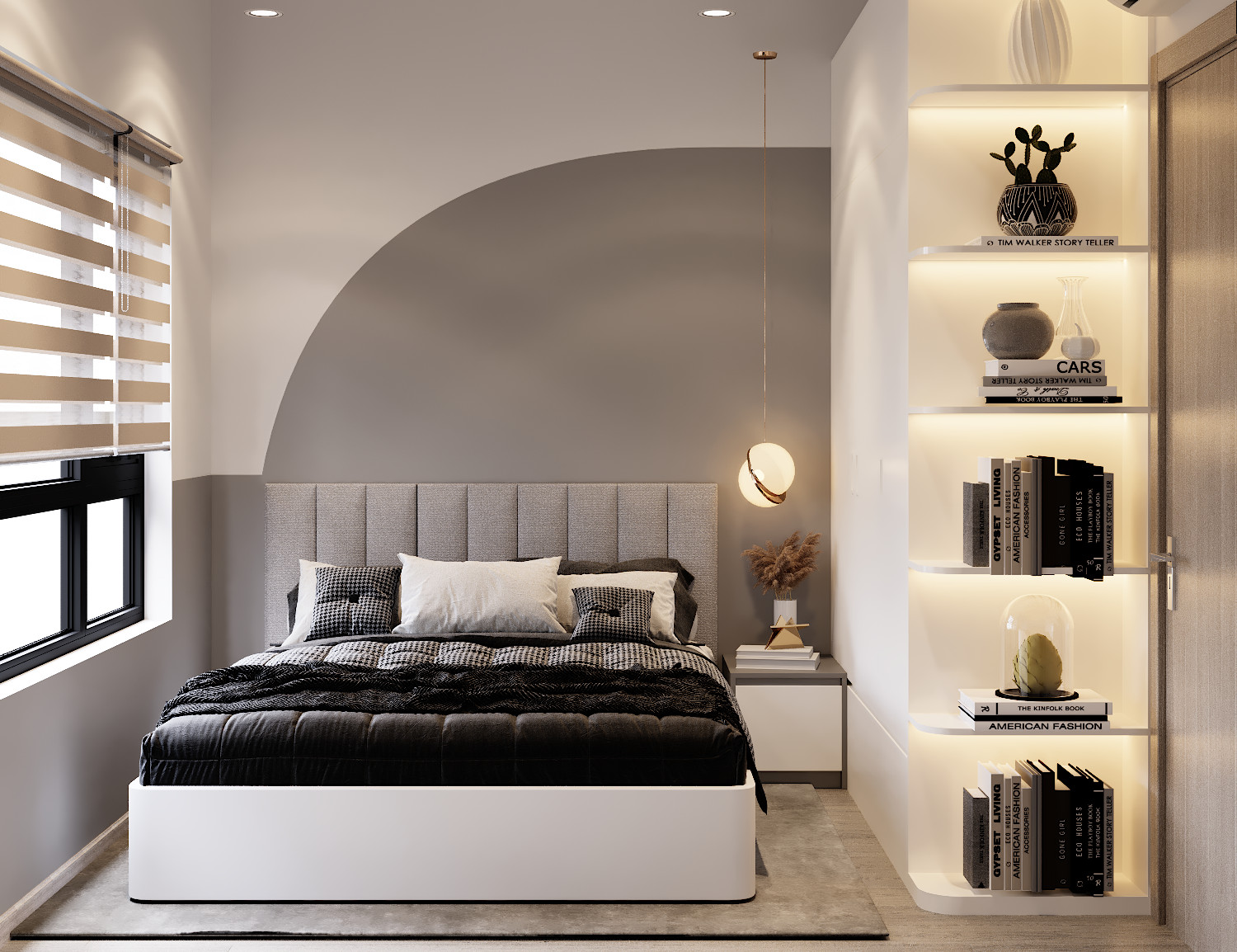 Nguyên tắc thiết kế phòng ngủ chung cư hiện đại, tối ưu diện tích ...