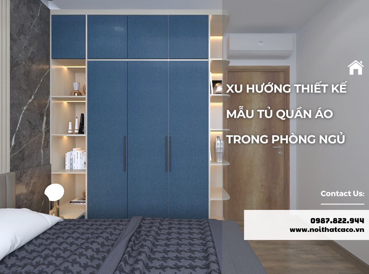 Xu Hướng Thiết Kế Mẫu Tủ Quần Áo Trong Phòng Ngủ Năm 2025