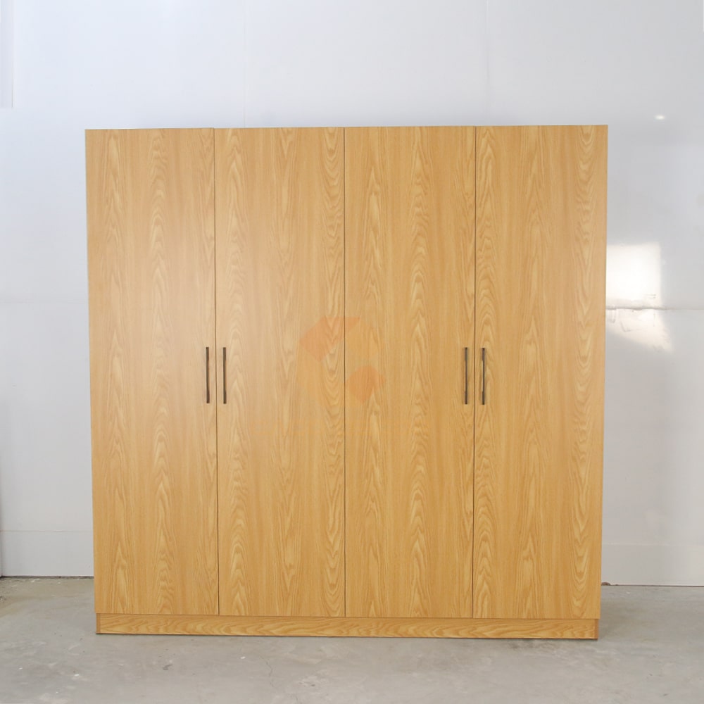 TỦ ÁO  CÁNH MỞ GỖ MDF MELAMINE MÀU VÀNG VÂN GỖ SỒI CAO CẤP 