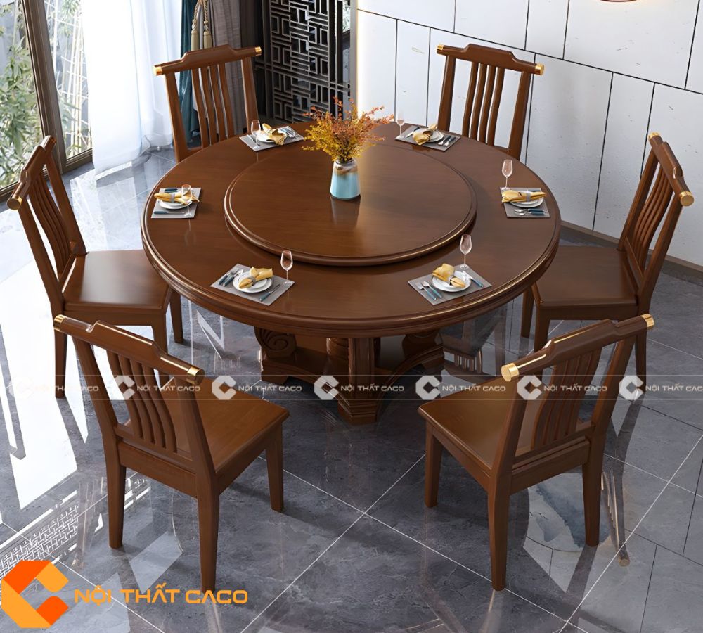 Bộ Bàn Ăn Gỗ Sồi Tự Nhiên Có Chất Lượng Vượt Trội - BA039 