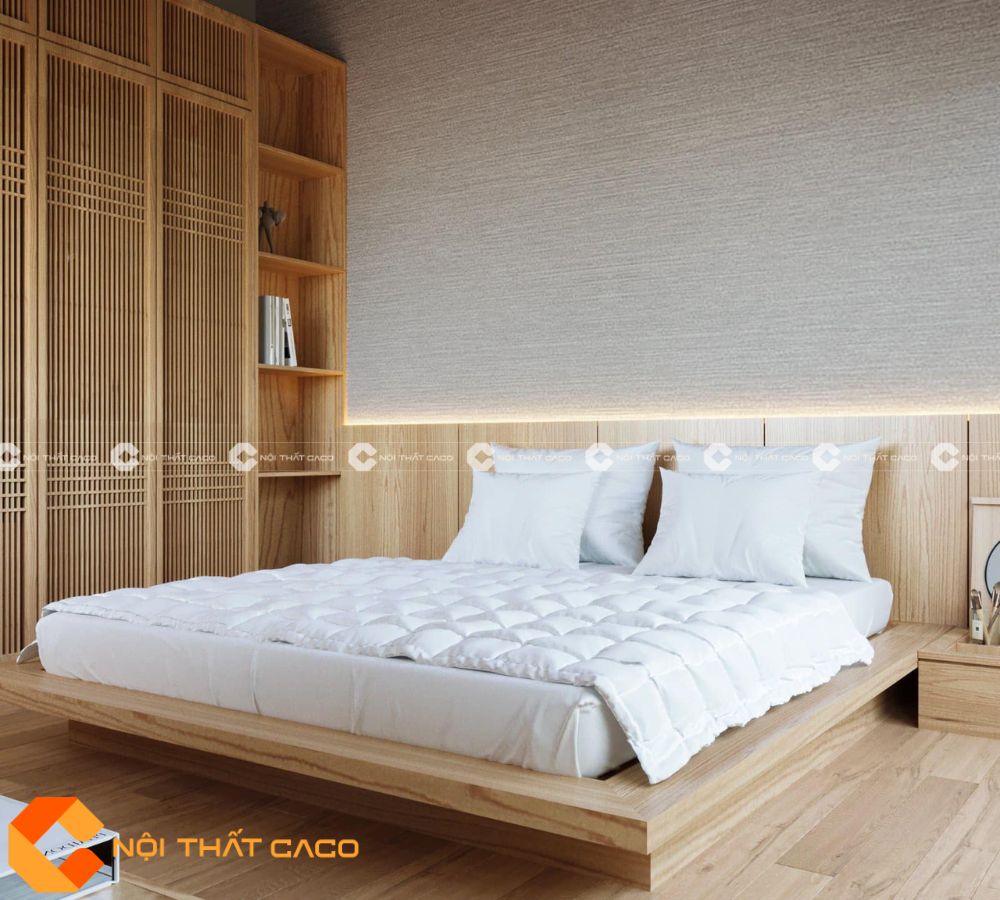Bộ Combo Phòng Ngủ Gỗ Sồi Tự Nhiên Chất Lượng Cao - PNTN071 