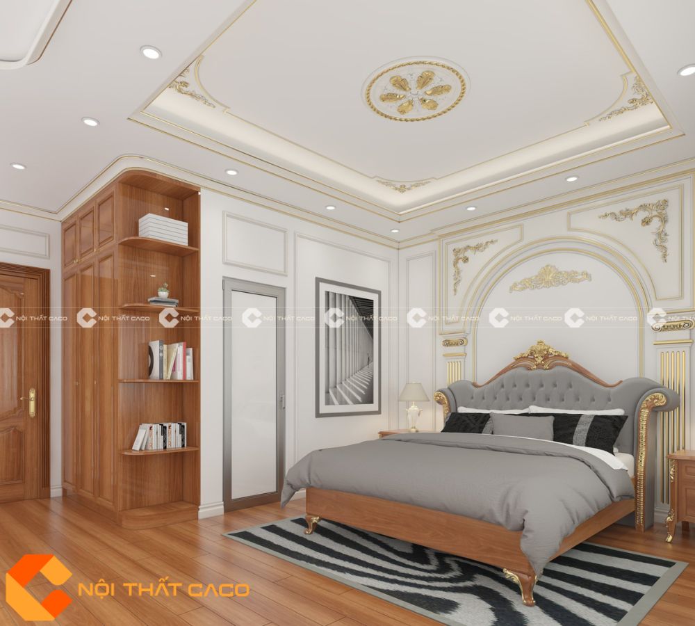 Bộ Combo Phòng Ngủ Gỗ Xoan Đào Tự Nhiên Sang Trọng - PNTN050 
