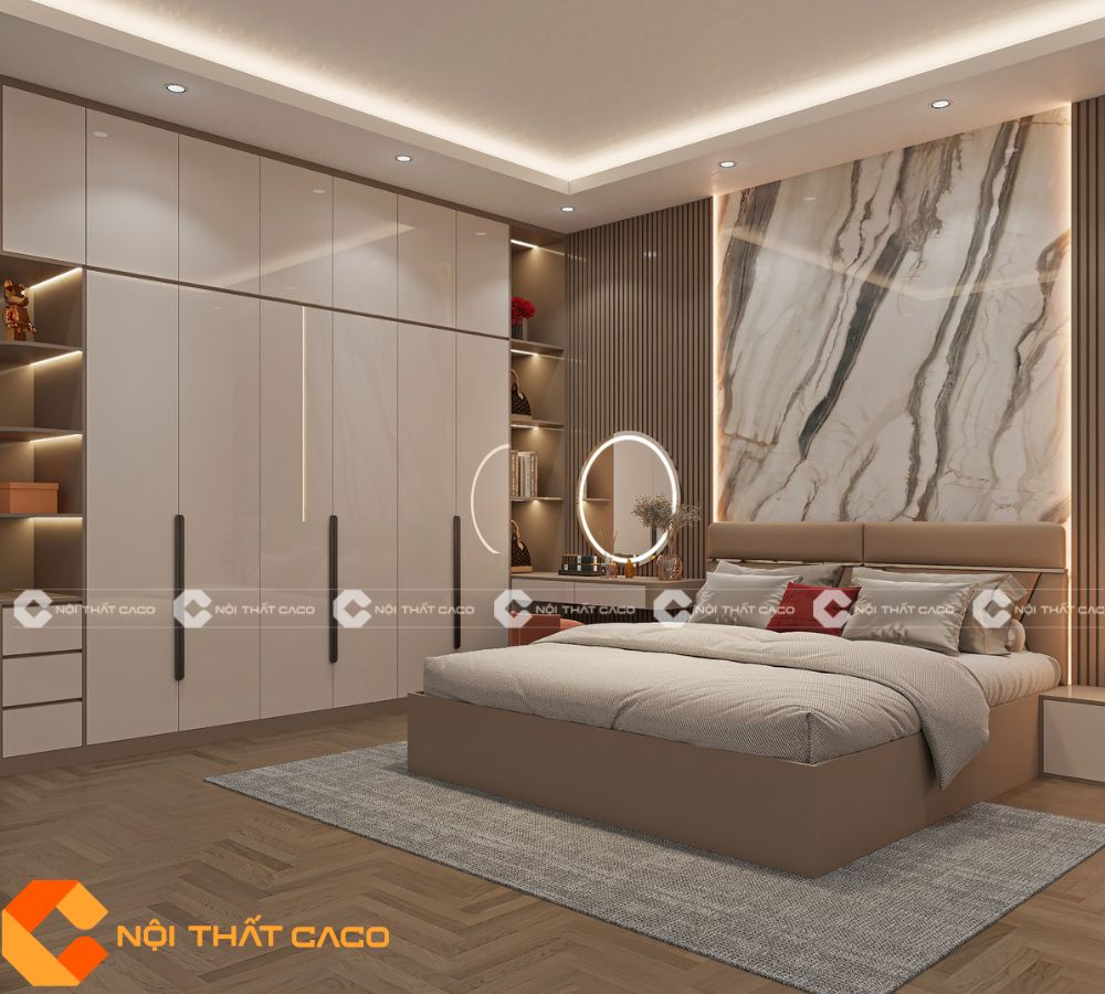 Combo Phòng Ngủ Tone Màu Vàng Thư Giãn Thoải Mái - CBPN127 