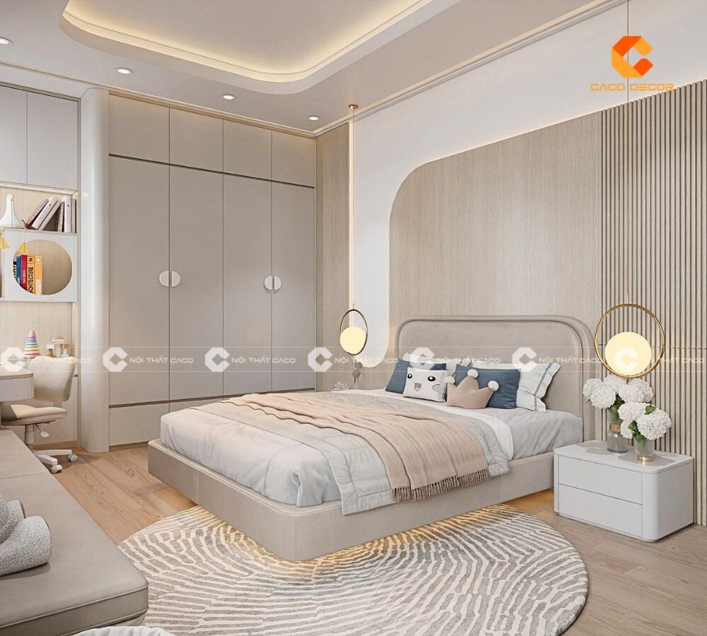 Combo Phòng Ngủ Trẻ Em Phong Cách Sang Trọng - PNTE056 