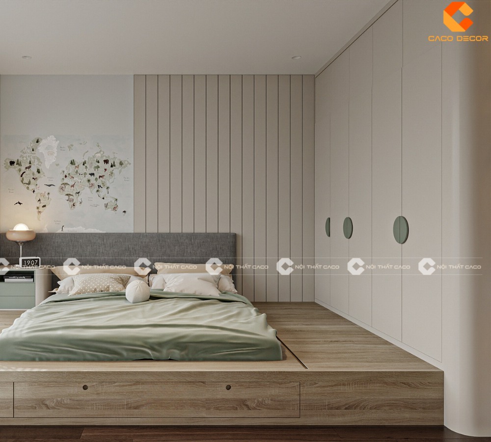 Combo Phòng Ngủ Trẻ Em Style Hàn Quốc Hiện Đại - PNTE066 