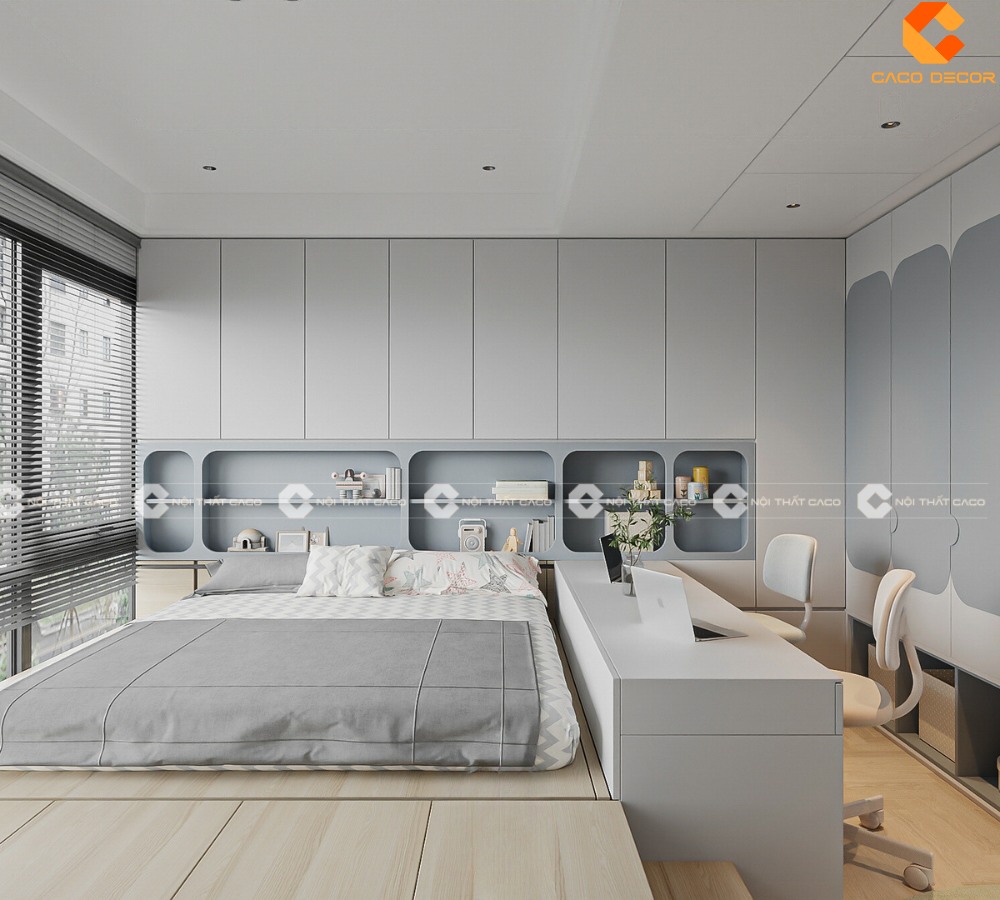 Combo Phòng Ngủ Trẻ Em Thiết Kế Độc Đáo Mới Lạ - PNTE069 