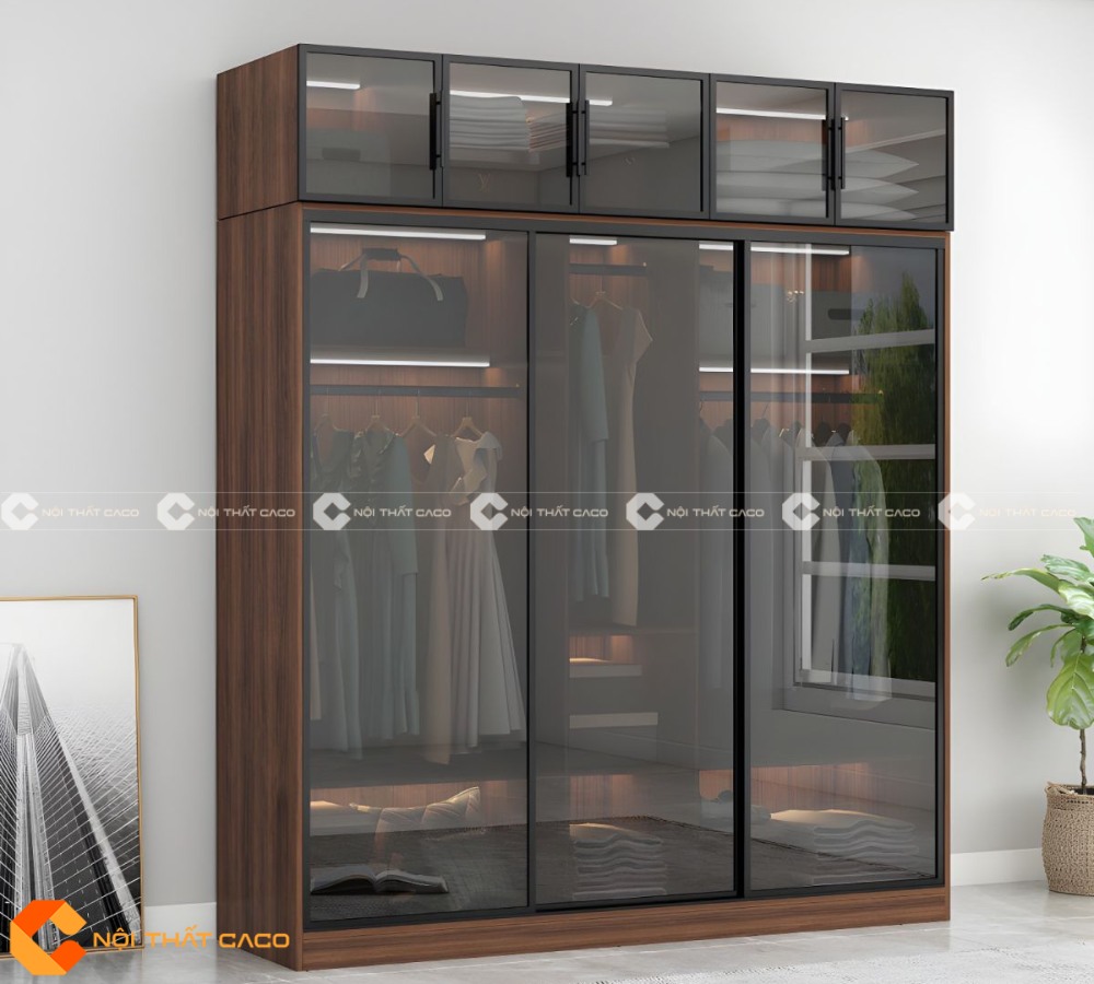 Tủ Áo Cánh Kính Phong Cách Hiện Đại Thanh Lịch - TAK072 