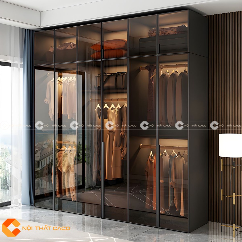Tủ Áo Cánh Kính Tủ Kính Cao Cấp Phong Cách Hiện Đại - TAK090 
