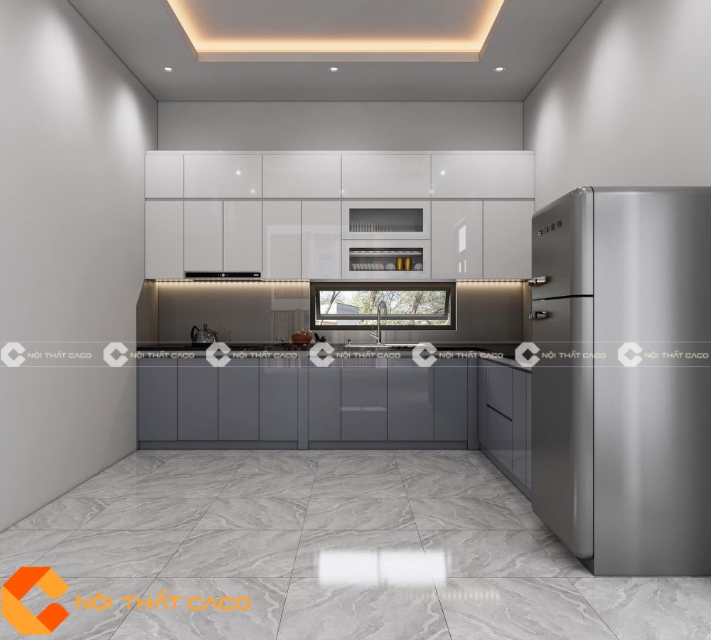 Tủ Bếp MDF Có Tính Ứng Dụng Cao Và Bền Đẹp - TBM069 
