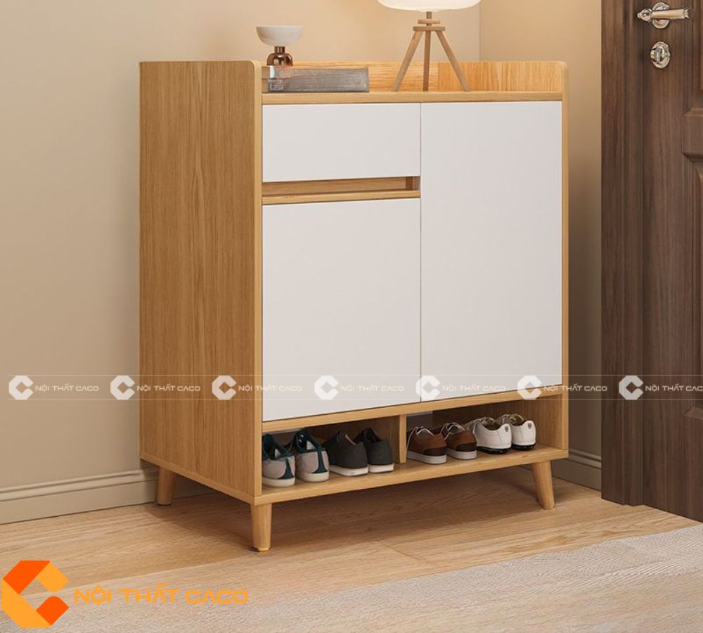 Tủ Giày Dép Gỗ MDF Cao Cấp Với phong Cách Tối Giản - TG053 