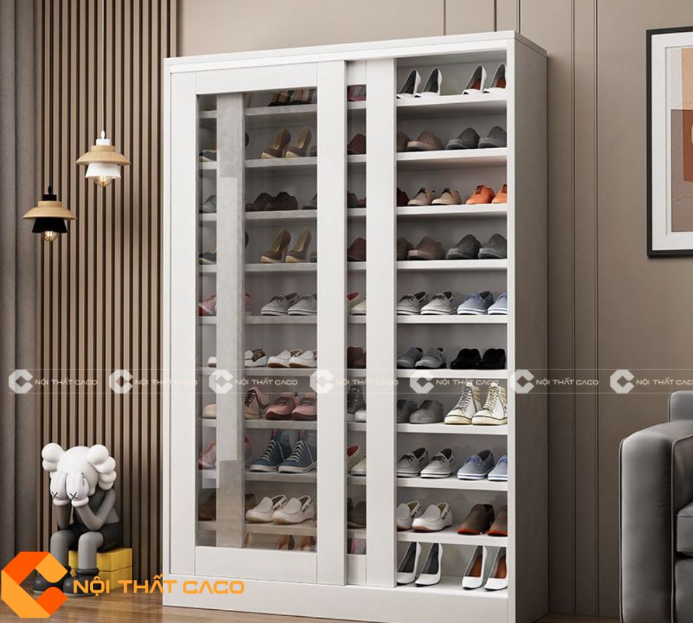 Tủ Giày Dép Gỗ MDF Thiết Kế Sang Trọng, Thanh Lịch - TG044 