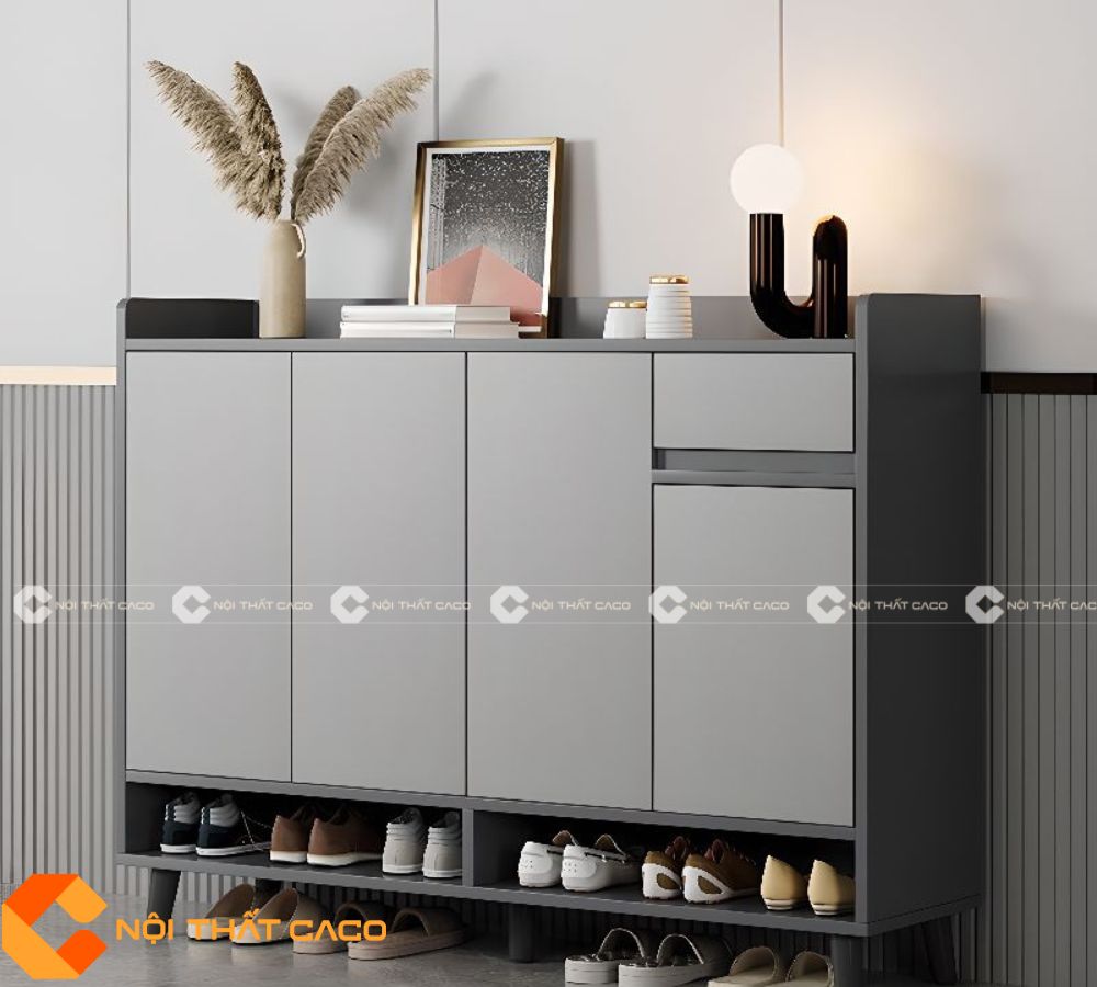 Tủ Giày Dép Gỗ MDF Nhỏ Gọn Tối Ưu Không Gian - TG046 